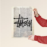 Stüssy Tag – Vintage Dictionary Page Poster